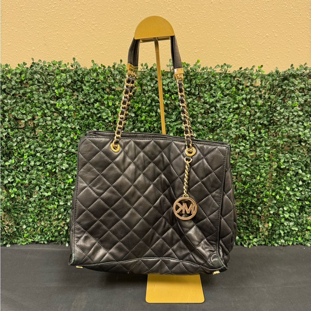 MICHAEL MICHAEL KORS Susannah Large Quilted-Leather Tote